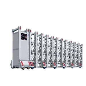 Modern Folding Sliding Gate with Automatic Motorized Retractable Security System