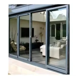 Modern Glass Doors for Bedroom and Exterior Business Grade Aluminum Alloy with Waterproof Slide Design