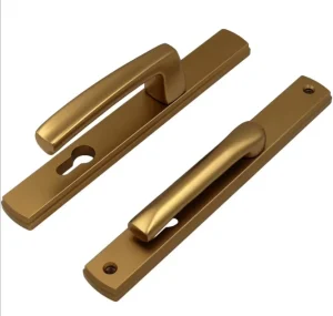 Modern Gold Aluminum ASM069 Door Lock Handle Accessories for Hotel Window and Screen Doors