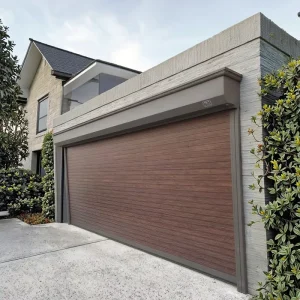 Modern High Quality Windproof Steel Aluminum Alloy Automatic Roll Up Garage Doors Fire Prevention for Residential Villas
