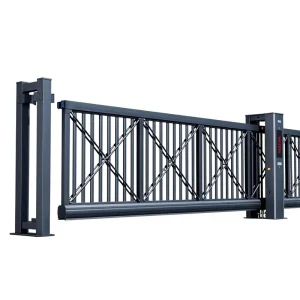 Modern Infrared Sensor Safety Aluminum Alloy Automatic Cantilever Sliding Gate for Factory Warehouse Farm