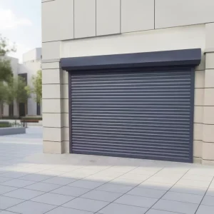 Modern Insulated Aluminum Automatic Motorized Roller Shutter Garage Door Windproof Soundproof Security for Villa