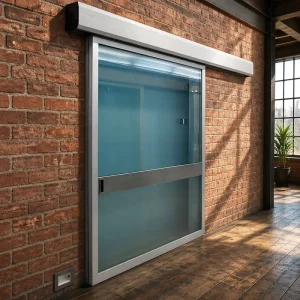 Modern Interior Operating Room Airtight Steel Automatic Sliding Door with Finished Surface for Hospital Clean Room
