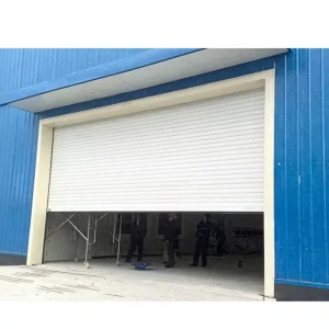 Modern Interior Outdoor Rolling Aluminum Garage Roller Shutter Door Industrial Automatic Roll-Up Door