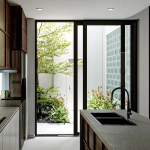 Modern Outdoor Double Glazed Tempered Glass Sliding Door for Villa Balcony Projects