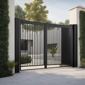 Modern Premium Sturdy Garden Door Security Gate Courtyard Entry Outdoor Villa Property Access