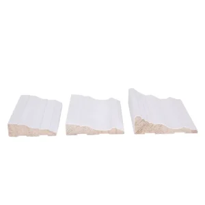 Modern Solid Wood White Primed Decorative Interior Door Casing Moulding