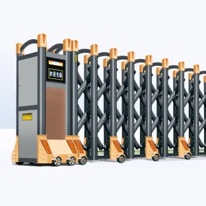 Modern Stainless Steel Automatic Retractable Folding Residential Driveway Security Gate