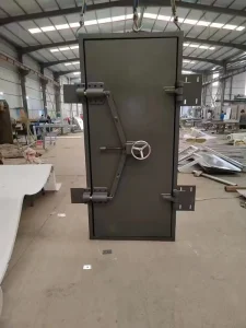 Modern Steel Blast Resistant Fireproof Emergency Door with 90-Minute Rating for Hospital and Warehouse Applications
