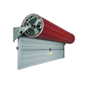 Modern Steel Windproof Shop Security Exterior Automatic Roller Shutter Door With Finished Surface and Nylon Components