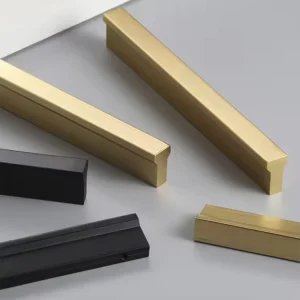 Modern T-Bar Long Pull Metal Handle for Kitchen Drawers, Wardrobes, and Cabinet Doors