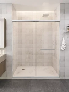 Modern Tempered Glass Laminated Glass Waterproof Bathroom Door Suitable for Apartments and Hotels