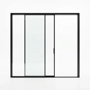 Modern Triple System Apartment Kitchen Balcony Exterior Bedroom Narrow Rail Double Tempered Glass Hanging Sliding Doors