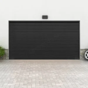 Modern Villa Exterior Aluminum Alloy Manual Garage Rolling Door with Imported Motor and Anti-Theft Feature