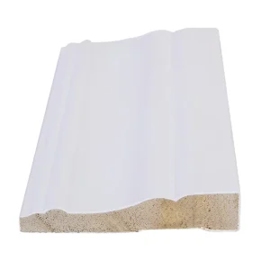 Modern Waterproof White Primed Paulownia Wood Door Frame Decorative Line Moulding for Indoor Use