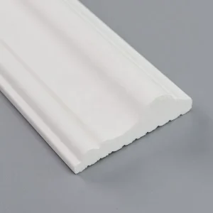 Modern White Lightweight PS Door Casing and Trim for Hotel Use Artificial Wood Door Line