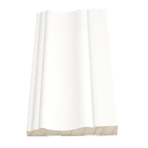Modern White Paulownia Primed Wood Door Jamb Architrave Frame Moulding Decorative Line Ready to Paint