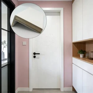 Modern White Wood Plywood Baseboard Door Casing Wall Trim Durable Eco-Friendly Moisture-Proof