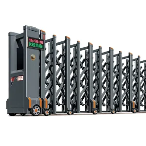 Modern Windproof Telescopic Gate Easy Installation for Residential Courtyard