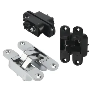 Modern Zinc Alloy Three-Dimensional Adjustable Hardware for Indoor Wooden Room Doors and Hotel Renovation