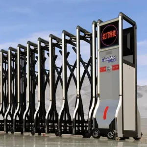 Motorized Expandable Automatic Folding Gate Building Electric Auto Door
