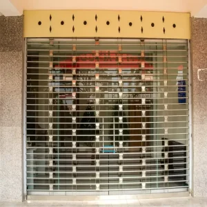 Motorized Hard Rapid Rolling Door High-Speed Aluminum Alloy Industrial Shutter for Warehouse Workshop
