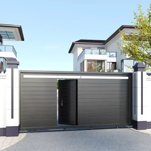 Motorized Retractable Sliding Gate, Electric, for Driveways, Schools, Hospitals and Factories