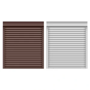 Motorized Vertical Aluminum Roller Shutter Door and Window, Waterproof Finish
