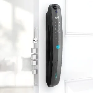Multi-Biometric Facial and Fingerprint Recognition Smart Door Lock with Video Door Phone