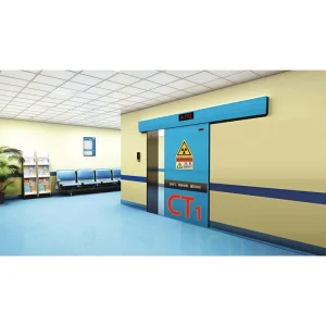 Multiple-Control Automatic Lead Radiation Protection Door with Electrolytic Lead for Hospital CT DR X-Ray Rooms