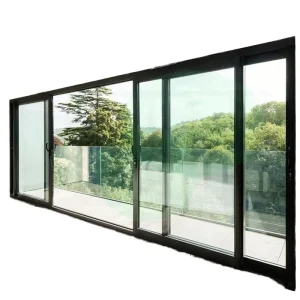 NFRC American Builder Track System Sliding Door Garden Terrace Balcony Double Glass Thermal Break Aluminum Patio Sliding Doors