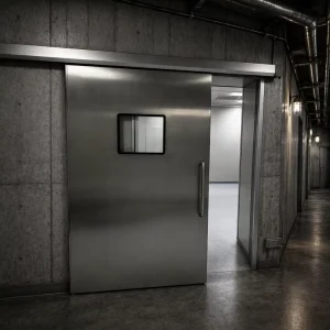 No-Touch Automatic Airtight Steel Waterproof Sliding Hermetic Door for Hospital Operating Rooms