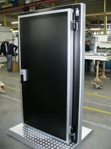 Non-Standard Custom Size Single Leaf Hinged Door with Anti-Freeze Heating Frame