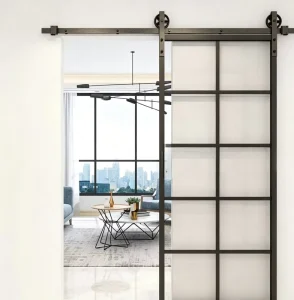 Nordic Retro Square Iron Metal Decorative Aluminum Hanging Fakes Window for Living Room and Dining Room