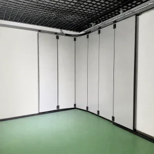 OEM CE Certified Long Service Life Aluminum Alloy Polymer Electric Side Sliding Garage Door Noise Reduction Water Resistant