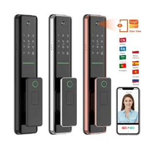 OEM/ODM WiFi NFC Automatic Smart Door Lock with Camera, 6068 Mortise, Code Access