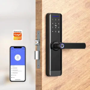 OEM Smart Digital Door Lock with Doorbell, BLE/Wi-Fi App Control, Steel Door, Memory Card