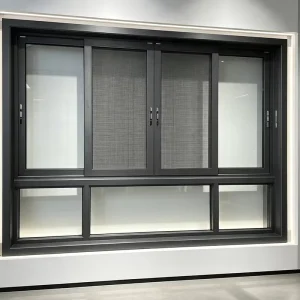 OEM Supply 3 Track Sliding Window Aluminum Alloy With Mosquito Net for Hotel Balcony