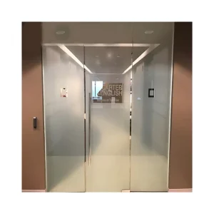 Office Interior Tempered Frosted Glass Door