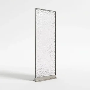 Office Metal Art Deco Movable Partition Screen, Waterproof, for Hotel Entrance or Studio