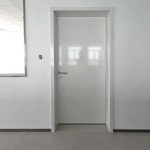 Operating Theatre Double Door, HPL-Coated Steel, Water-Resistant Airtight Door for Hospital Use