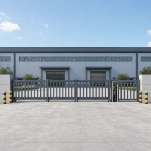 Outdoor Aluminum Suspended Floating Cantilever Gate, Automatic Electric Gate for Villa Driveways