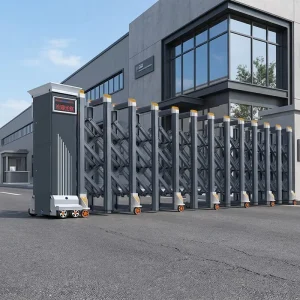 Outdoor Automatic Collapsible Sliding Electric Retractable Gate Factory Direct Supply