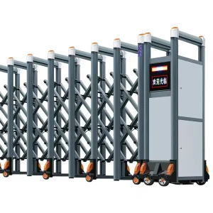 Outdoor Automatic Collapsible Sliding Electric Retractable Gate Factory Direct Supply