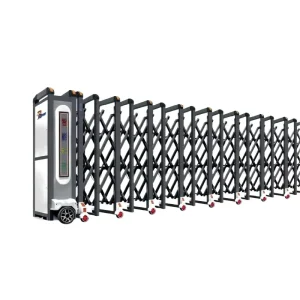 Outdoor Automatic School Security Entrance Retractable Sliding Gate