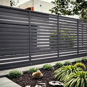 Outdoor Garden Aluminum Alloy Frame Gate Door Fencing Trellis Rot Proof Eco-Friendly