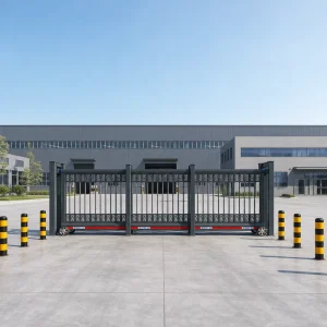 Outdoor Heavy Duty Automatic Electric Wind-Resistant Linear Sliding Gate for Villas
