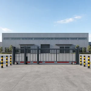 Outdoor Heavy Duty Automatic Electric Wind-Resistant Security Sliding Gate for Parks and Warehouses