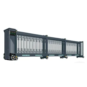 Outdoor Industrial Automatic Electric Linear Translation Telescopic Sliding Gate