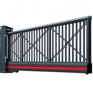 Outdoor Security Metal Automatic Heavy-Duty Cantilever Sliding Gate for Entrance and Driveway